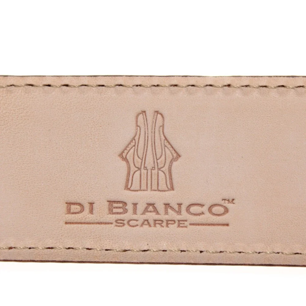 Di Bianco NWT Cut to Size Dress Belt In Solid Brown Suede Leather One Size